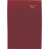 2027 Windsor Diary A41 Day To Page Red 2027